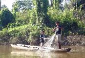 Fishing in Stung Treng, Cambodia